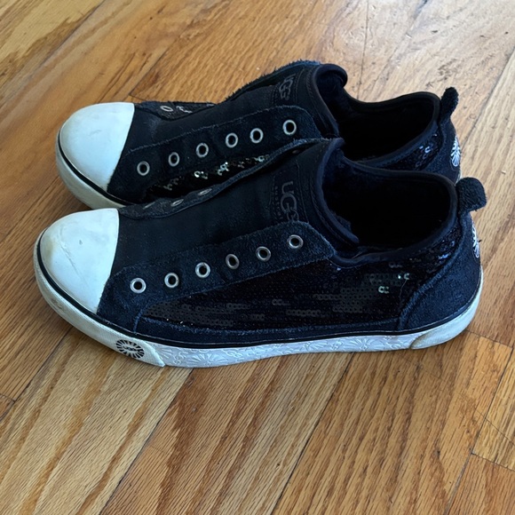 UGG Black Sequin Casual Sneakers - Picture 2 of 4